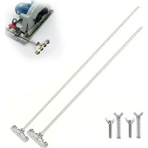 2 Pack Positioning Calipers for Precise Measurement, 23.6 Inch and 31.5 Inch Positioning Calipers for Circular Saw, Adjustable Guide Rail for Woodworking Positioning Cutting (Four-Axis)