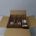 TheTerra Ceramic Dinnerware Sets for 6, 18 Pieces Porcelain Lightweight Plates and Bowls Sets, Scratch Resistant Dish Set, Oven & Microwave & Dishwasher Safe, Bright White