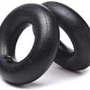 AR-PRO 11x4.00-5|11x4.50-5|11x6.00-5 Heavy Duty Replacement Inner Tube with TR-87 Bent Valve Stem (2-Pack) - for Wheelbarrows, Mowers, Hand Trucks and More