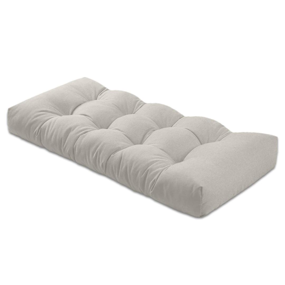 Bench Cushion 45x18x4 Inch, Indoor Outdoor Non-Slip Waterproof Linen