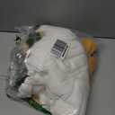 55Pcs Baby Shower Prizes for Game Winners 6 Sets Cheese Board Spoon Fork Butter Spreaders Plaid Towel Thank You Card and Gift Bags for Baby Shower Wedding Bridal Shower Favors (Round Shaped) (Round Shaped Bamboo Material-White)