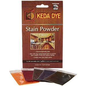 Wood Dye - Aniline Dye 5 Color Kit - Wood Stain Powder