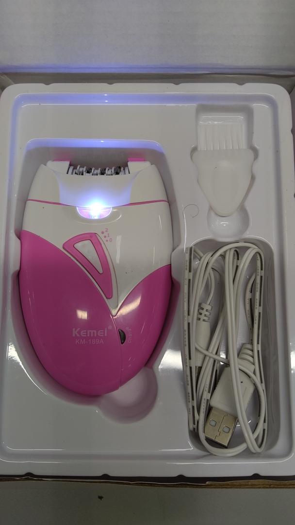 SOONHUA Facial Epilator, Rechargeable Cordless Hair Removal Epilator with LED Light, Wet & Dry, for Armpit, Legs, Arms, Face