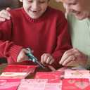 3 x Fancy Land 24 Pack Valentines Day Cards with Envelopes Religious Glitter Valentine's Cards with Envelopes Blessings Note Blank Inside 4 X 5.25