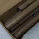 Closet Rods for Hanging Clothes, 17 to 84 Inches Stepless Adjustable Metal Closet Rod, 1.3 Inches Heavy Duty Clothes Hanging Rod for Closet Wardrobes Laundry RV(Wood Grain)