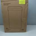 EKO Deluxe Mirage-T 50 Liter / 13.2 Gallon Touchless Rectangular Motion Sensor Trash Can, Matte Stainless Steel Finish
