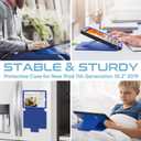 SEYMAC stock Case for iPad 9th/8th/7th Generation 10.2'', Strong Magnetic Auto Sleep Shockproof Case with Absorbing Multi-Angles Stand, Pen Holder, Card Slot (Blue)
