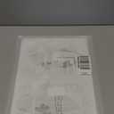 2 Packs Saint Patricks Day Decorations Large Leprechaun Footprint Stencil Reusable Coin Trail Shamrock Palm Print Stencil for Yard Painting on Lawn, Paper, Wood, Fabric, Glass, Irish Project