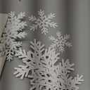 Bucherry 12 Pcs Wooden Snowflake Table Decor 3D Snowflake Tabletop Signs and Centerpiece for Christmas Xmas Winter Wonderland Decorations Home Party(White)