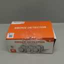 Smoke Alarm Fire Detector,Battery Operated Photoelectric Smoke Detector with Test Button and Low Battery Warning, Fire Alarms Smoke Detectors for Home, 6 Pack