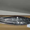 Canvcle Grand Highlander Rain Guards-Window Visors for Toyota Grand Highlander 2024 2025 2026, Outside-Mount Tape-On Side Window Wind Deflectors for Car Accessories Vent Visors Rainproof Black