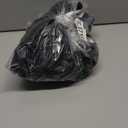 Waterproof Office Chair Seat Covers with Elastic Edges PU Leather Seat Covers for Dining Chairs Stretch Dining Room Chair Seat Covers Removable Chair Protector Seat Cushion Slipcovers (Black), Pack of 3