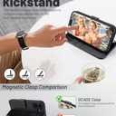 OCASE Compatible with iPhone 16 Wallet Case, PU Leather Flip Folio Case with Card Holders RFID Blocking Kickstand [Shockproof TPU Inner Shell] Phone Cover 6.1 Inch 2024, Black