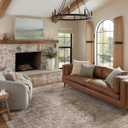 Loloi Magnolia Home by Joanna Gaines Millie Collection MIE-03 Charcoal/Dove 2'-7" x 10'-0", .25" Pile Height, Runner Rug