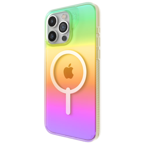 ZAGG Milan Snap Case for iPhone 17 - Iridescent Bubble, Graphene Strengthened Phone Case with Drop Protection (13ft/4m), Textured Edges & Sparkle Design, MagSafe Charging Compatible