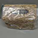 Water Hyacinth Hand Towels Box Cover for Kleenex Disposable Paper Hand Towels, Handwoven Towel Holder, Wicker Tissue Box Cover for Bathroom, Bedroom, Office, Tabletop, Kitchen