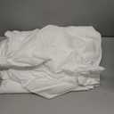 LANE LINEN 7 Piece King White Comforter Microfiber Down Alternative