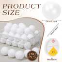100 Pcs Pearl Ball Garland 2.2 Inches White