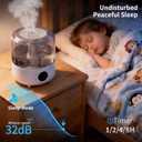 3L Top Fill Cool Mist Ultrasonic Humidifier
