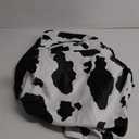 Dreaweet Stylish Cow Print Auto Seat Covers Black&White Front Seat Protector Fit for Most Cars, Sedan, SUV, Van 2 Pcs