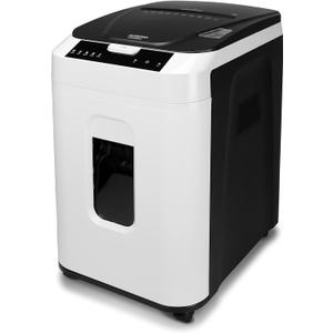 Aurora Commercial Grade 200-Sheet Auto Feed High Security Micro-Cut Paper Shredder/ 60 Minutes/Security Level P-5
