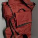 vidaXL Terracotta Replacement Canopy for Garden Swing 74X66.1X57.1 in Waterproof UV Resistant Foldable Cushioned Shade Covers Patio Balcony Outdoor Umbrella