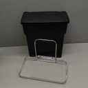 simplehuman 10 Liter / 2.6 Gallon In-Cabinet Trash Can Heavy-Duty Steel Frame, Black