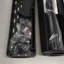 SPACELEAD Slim Storage Cart 3 Tier,Bathroom Organizer Rolling Utility,Mobile Shelving Unit Slide Out for Office, Kitchen, Laundry Room & Narrow Places,Black