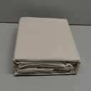 Comfort Spaces 100% Cotton Sheets Queen, Breathable & Ultra Soft Cotton Sheets, Naturally Cool Cotton Bed Sheets with 14" Elastic Pocket Fits up to 16" Mattress, All Seasons Sheet Set, Cream 4 Piece