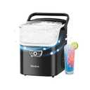 Nugget Ice Maker with Handle 40lbs/Day Countertop Ice Maker Soft Ice