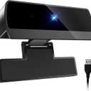 1080P Webcam with Microphone, Full HD Video Calling Web Camera, HD Light Correction Streaming Webcam for Zoom/Skype/Teams, Plug and Play PC Camera Web cam for Windows & Mac