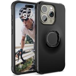 xsdtech Lock Protective Case for iPhone 15 Pro Black