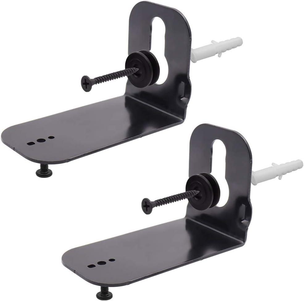 Black Wall Mount Bracket for Samsung Soundbar HW-Q60B HW-Q600B HW-B650 HW-N950 HW-S40T HW-S41T HW-S60T HW-T400 HW-T420 HW-T450 HW-T50M/ZA HW-T550 HW-Q910B HW-Q930B Mounting Brackets