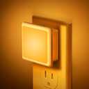 JandCase Amber Night Light[2 Pack], Night Lights Plug into Wall, LED Plug in Nightlight with Dusk-to-Dawn Sensor, 0.3W Dim Night Light for Sleep, Bedroom, Bathroom, Hallway, Non-dimmable
