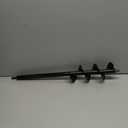 Auger Drill bit for Planting 4"X25" Garden Auger Spiral Drill Bit for Bulb & Bedding Plant for 3/8 Hex Drive Drill