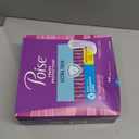 Poise Ultra Thin Incontinence Pads & Postpartum Pads for Bladder Leaks, 4 Drop Moderate Absorbency, Long Length, 48 Count
