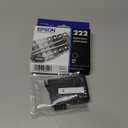 EPSON 222 Claria Ink Standard Capacity Black Cartridge (T222120S) Works with Workforce WF2960, Expression XP5200