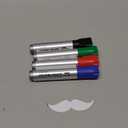 Mr. Pen- Jumbo Permanent Markers, 4 Pack, Assorted Color, Chisel Tip, Large, King, Color Permanent Markers Set, Huge Poster Markers (Black, Green, Red, Blue)