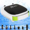 Chamvis Paddle Board Pump, SUP Pump for Paddle Board Electric Air Pump: Inflation/Deflation 12V DC SUP Air Pump with Auto-Off for Inflatable Stand Up Paddle Boards, Kayaks, Boats (White)