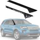 A-Pillar Windshield Molding Front Right Trim Outer & Inner Replacement for Ford Explorer 4 Door Utility 2011-2019 926-451 BB5Z7803136AA BB5Z-7803136-AB BB5Z7803136BA (Passenger Side)