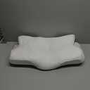Elviros Cervical Memory Foam Pillows for Neck and Shoulder Pain, Ergonomic Orthopedic Sleeping Support Pillow for Side Sleepers, Back and Stomach Sleepers (Soft) (White)