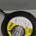 Lodge Seasoned Cast Iron Skillet - PFAS-Free, Non-Toxic Cookware - Use with an Oven, Stove, Grill, or Campfire - Naturally Non-Stick & Oven Safe - 13.25 Inches