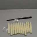 Halloween Decorations - Floating Candles with Wand, 12 Pcs Flameless Candles with Warm Light Flickering, Witch Wizard Christmas Decor for Indoor Home Room Classroom Bedroom Birthday Party