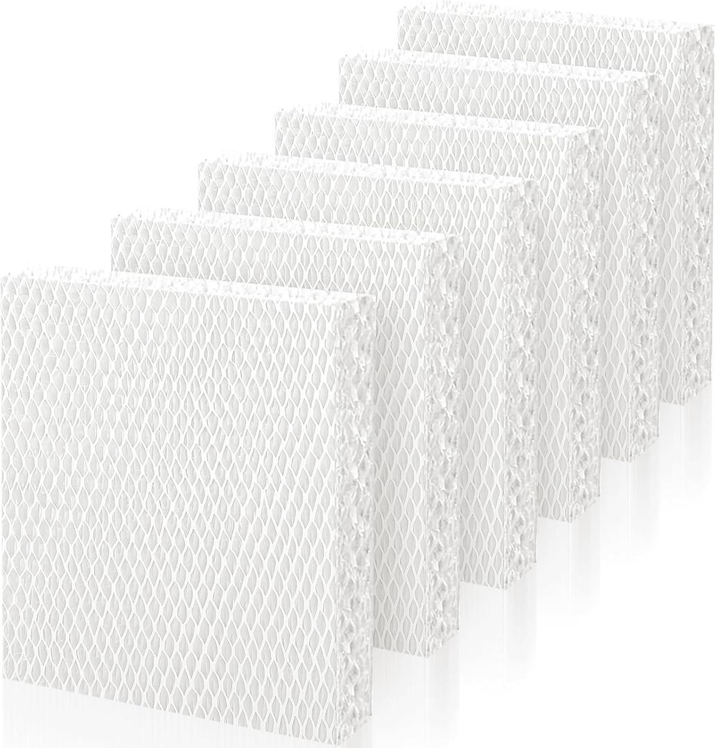 Colorfullife 6 Pack Humidifier Wicking Filter T for Honeywell Humidifier HEV615 HEV620 Series, for Honeywell HFT600 Humidifier Replacement Filter T, Replace Parts HFT600T & HFT600PDQ