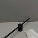 Balance Towel Bar Single Base Brass Towel Rack Adjustable Left and Right Wall Mounted Bathroom Towel Holder 20 inch Matte Black