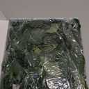 Dolicer 2 Packs 6FT Artificial Eucalyptus Garland with LED Light String, Faux Greenery Garland Hanging Fake Silver Dollar Eucalyptus Leaves Vines for Wedding Backdrop Arch Table Wall Party Home Decor