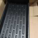 RooTrimmer Growing Trays, 1020 Plant Nursery Trays Heavy Duty Seed Starter Flat Seedling Tray for 72/128 Cell Plug Tray Transplant Growing Microgreens (21"11", 10 Pack, 1.6" Deep, Without Holes), TD538-10P-Black