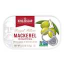 King Oscar Mackerel in Olive Oil, 4.05 Ounce Can (Pack of 12, Packaging May Vary), Skinless & Boneless, Wild Caught Canned Mackerel