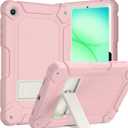 BMOUO for Samsung Galaxy Tab A11+ Plus Case 11" 2026/A9+ Plus Cases 11 Inch 2023 (SM-X210/X216/X218), Heavy Duty Shockproof Protective Samsung Galaxy Tab A11 Plus/A9 Plus Cases, Pink