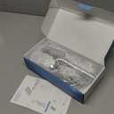 MakeFit Filtered Shower Head - 6 Modes High Pressure Handheld Shower Head with Filter Mineral Beads, Detachable Handheld Showerhead Set with Stainless Steel Hose and Shower Arm Bracket (Chrome)